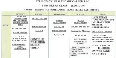 Online CNA Course | Springpack Healthcare Career